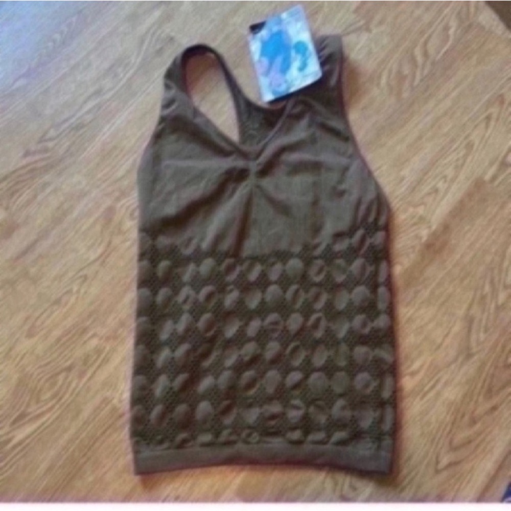 Angelina Brown Tank Top